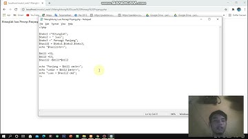 Cara Menghitung Luas Persegi Panjang dengan Menggunakan PHP di website Local XAMPP
