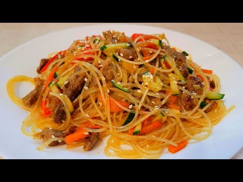 ФУНЧОЗА по-корейски с мясом и овощами! Как вкусно приготовить ФУНЧОЗУ?