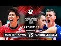 Yuki Ishikawa vs Gabriele Nelli | Japan vs Italy | Highlights | Men's Volleyball World Cup 2019