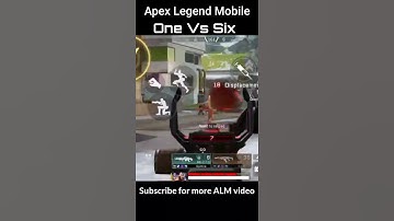 Apex Legend Mobile One Vs Six 🔥🔥 #shorts