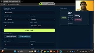 Scalable Thread Library Management System