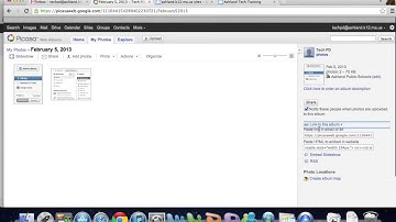 Share your Picasa Web Albums