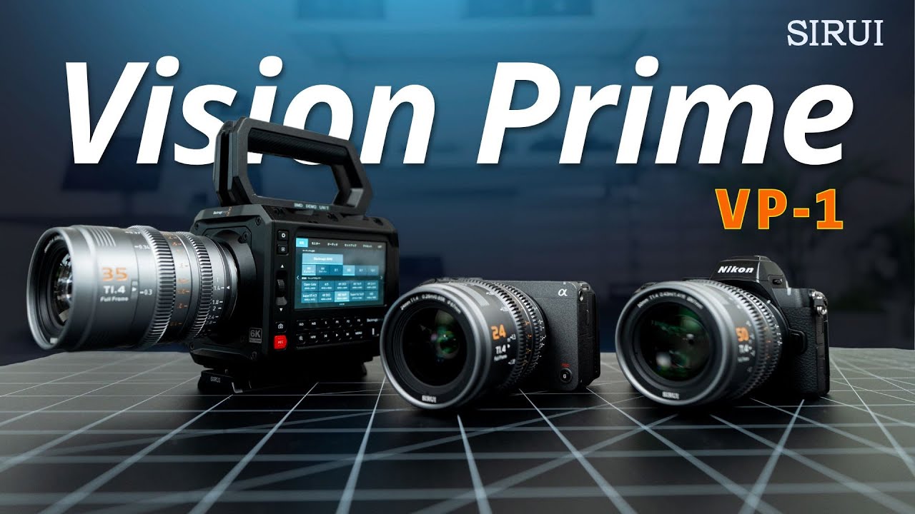 E/Z/RF/L マウント対応！Vision Prime-1 35mm T1.4 シネマレンズ Vlog