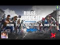 How to download and install rules of survival on Android 