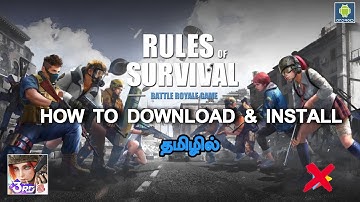 How to download and install rules of survival on Android in tamil @TAMILYTGAMER