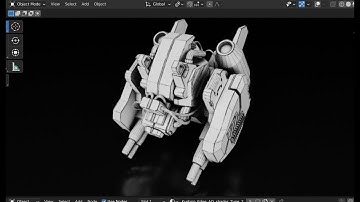 Make a Battle Robot - Grid Modeler (blender addon)