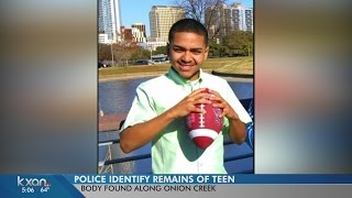 Remains found along Onion Creek identified as missing 16-year-old