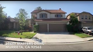 Rental Property in Murrieta : 4 Bedroom plus Loft in SCGA Golf Course Community