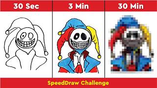 Drawing Prototype 1006 in 30 Sec, 3 Min & 30 Min  Poppy Playtime 5