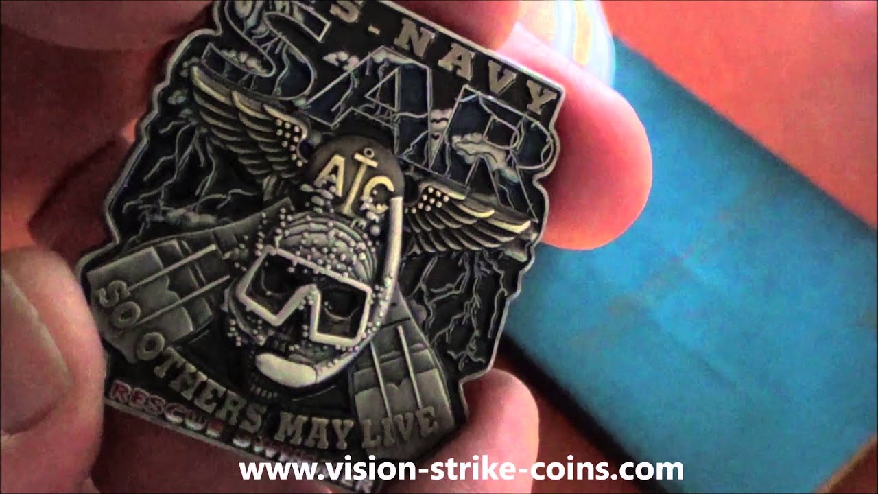 us-navy-sar-rescue-swimmer-coin-from-vision-strike-coins-youtube