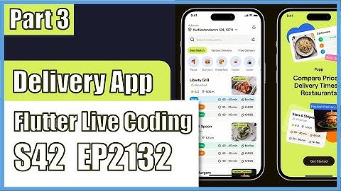 [Flutter] Flutter Live Coding EP2132 (Delivery App UI Part 3)