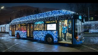 Новый год 2019 съемка в автобусе