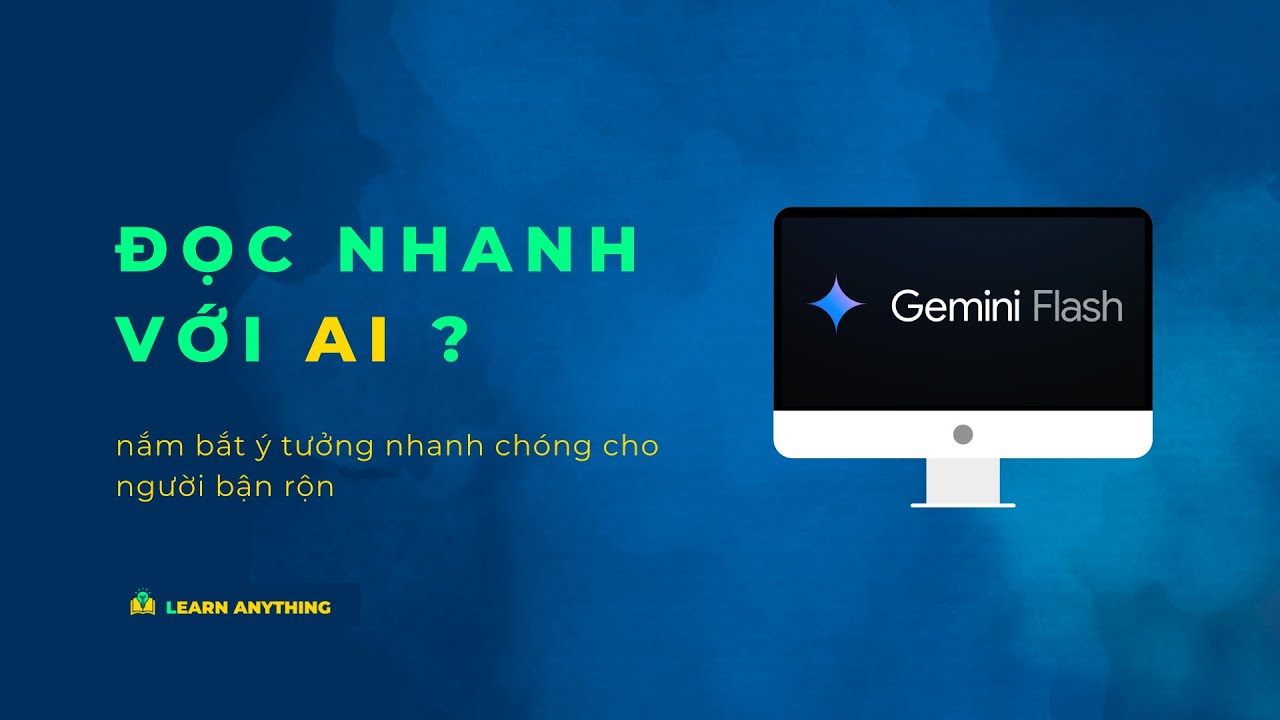 Outline Video Đọc và nắm bắt nhanh ý tưởng với AI miễn phí từ Google | Học nhanh qua sách, tài liệu & Youtube
