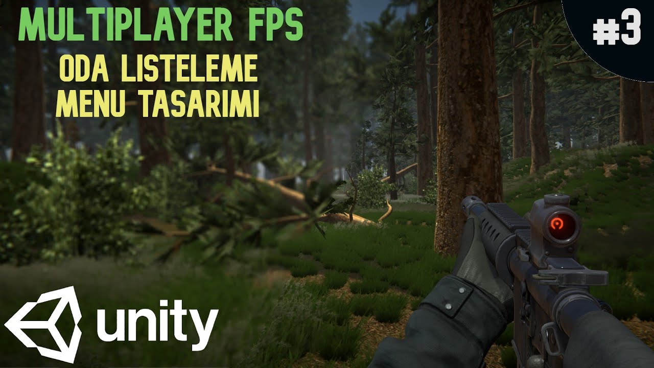 Unity3D Multiplayer FPS Oyunu Yapımı Bölüm 3 - Oda Listeleme ve Menü ...