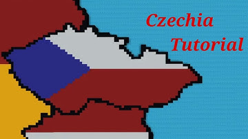 Czechia Flag Map Tutorial in Minecraft (Part 13)