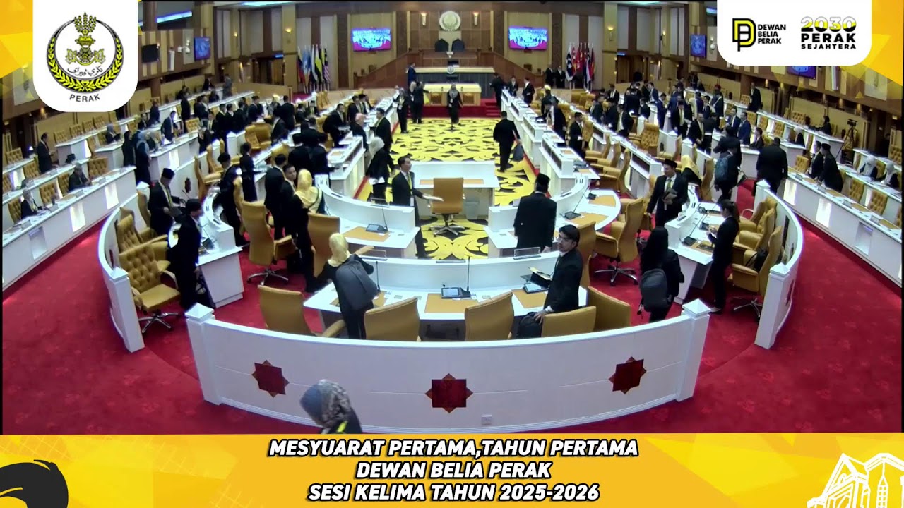 MESYUARAT PERTAMA, TAHUN PERTAMA, DEWAN BELIA PERAK SESI KELIMA, TAHUN 2025 – 2026