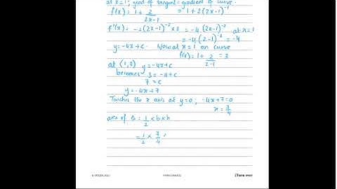 9709 June 2022 P12 N 10(d)- 11(a)