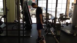 Morgan Muscle | How To | Hack Squat - Heel Elevated w/Barbell