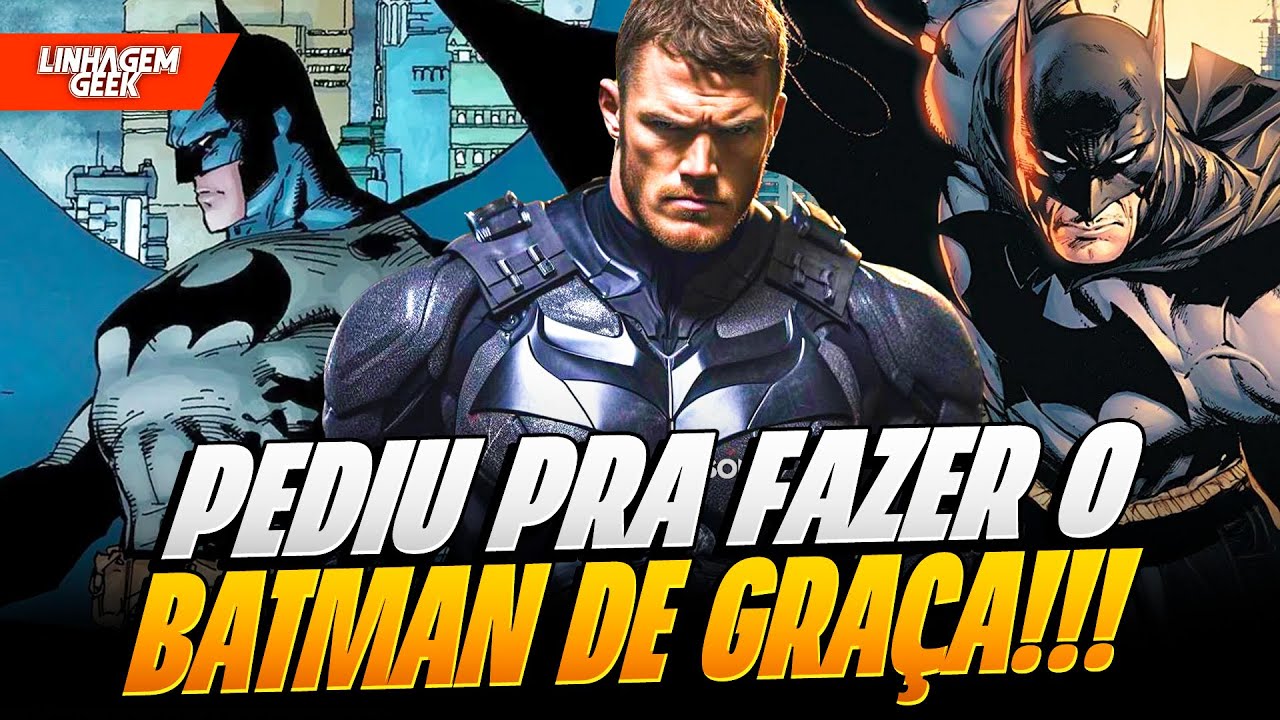 IMPLOROU! ALAN RITCHSON QUER FAZER O BATMAN DO DCU DE GRAÇA - YouTube