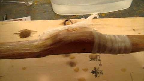 sinew wrapping handle turkish bow