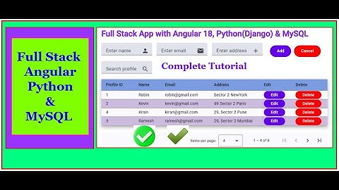Building a Full Stack Web App with Angular 18, Python & MySQL | Complete Tutorial