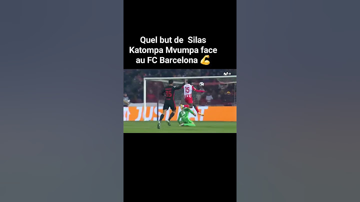 Silas buteur !L'étoile Rouge de Belgrade vient d'égaliser face au FC Barcelone grâce à un but.