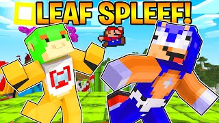 Bowser Jr's LEAF SPLEEF! | Minecraft Nintendo Fun House 2 | [9]