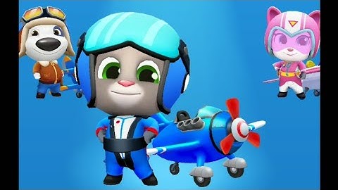 TALKING TOM SKY RUN - NEW ANDROID GAME OUTFIT 7 GAMEPLAY WALKTHROUGH PART 3