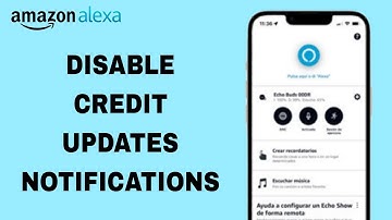 How To Disable Credit Updates Notifications On Amazon Alexa App
