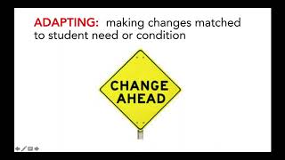 UDL - Weaving the UDL Framework with Specially Designed Instruction A Beautiful Tapestry (AD)