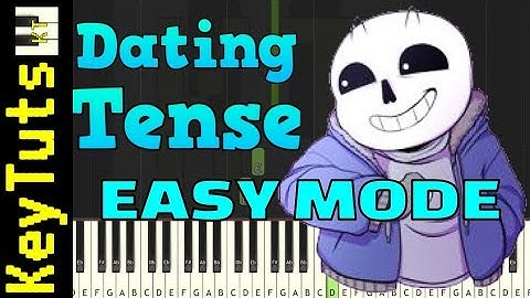 Learn to Play Dating Tense from Undertale - Easy Mode [Piano Tutorial] (Synthesia)