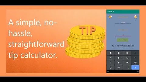 CalcyTip - Simple Tip Calculator (Demo)