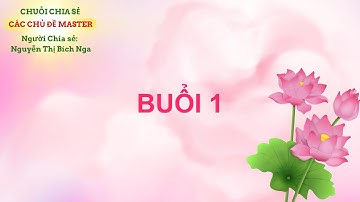 BUỔI 1: 6 RÀO CẢN NHẬN THỨC NỘI TÂM
