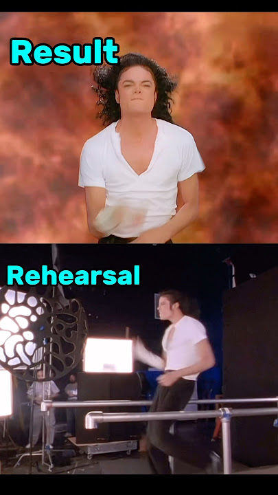 MICHAEL JACKSON MAKING OF BLACK OR WHITE BLUE SCREEN EFFECTS 😯