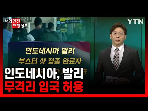 인도네시아 발리 무격리 입국 허용 해외안전여행정보 YTN Korean 