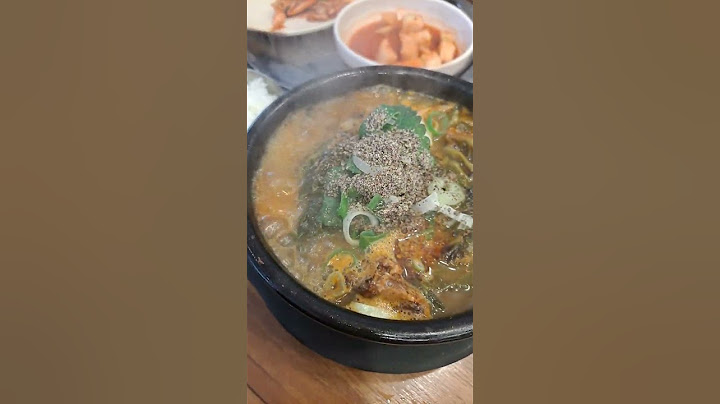 뼈해장국 국물이 엄청나다 !