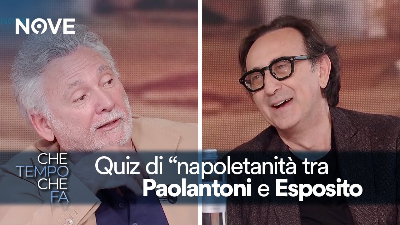 Esposito e Paolantoni fanno il test sulla cultura teatrale | Che tempo che fa
