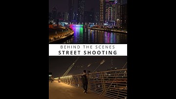 The Dubai Canal: Street Shooting BTS with Sony A7SIII + Zhiyun Weebill S #shorts