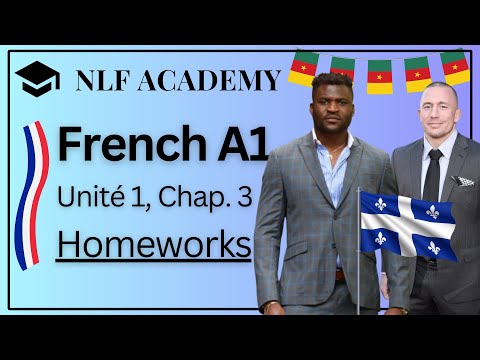 Learning French for Beginners - Unité 1, Lesson 3 : Homeworks