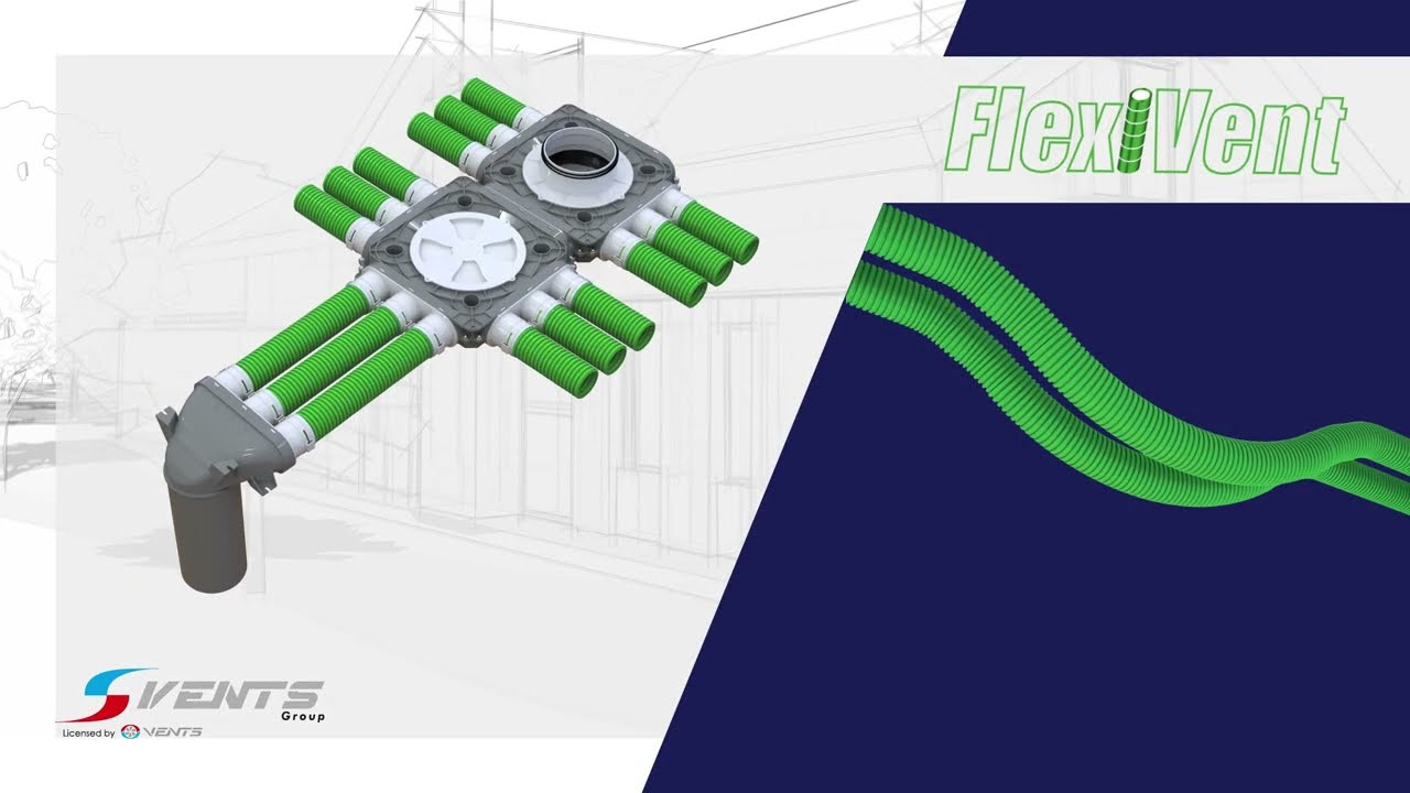 System dystrybucji powietrza FlexiVent 75 mm