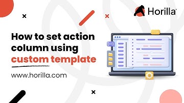 15. How to Set Action Column Using a Custom Template in Horilla HRMS | | Open Source HR Software
