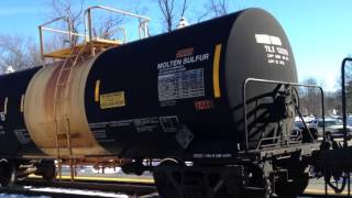 CSX Mixed Freight in the Snow