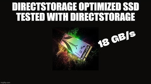 DirectStorage test of the Sabrent Rocket 4 Plus-G with Phison IO+ Technology Firmware