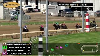 RACE 4 PROGRAM 08 20 2026