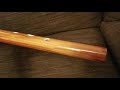 Wood grained PVC flute