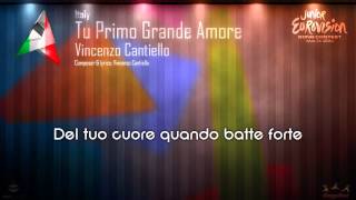 Vincenzo Cantiello - "Tu Primo Grande Amore" (Italy) - [Karaoke version]