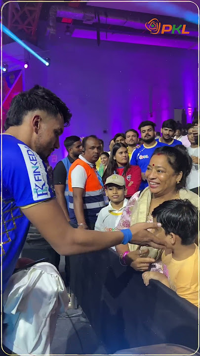 Arjun Deshwal Celebrates The Win With A Fan | Pro Kabaddi League Season 12 | #Shorts
