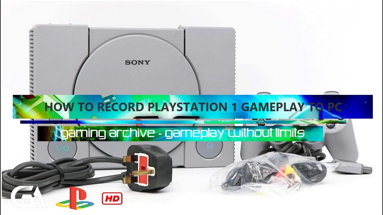 How To Capture PlayStation 1 Gameplay - How To Record Gameplay On PC PS1 Game Screen Recorder - YouTube