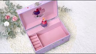 リトルグレイラビット♡オルゴールジュエリーケース♡ライムライト♡テリーのテーマ 女の子への贈り物に オルゴール付きジュエリーボックス スイート