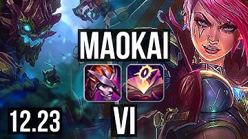 MAOKAI vs VI (JNG) | 4/0/8, Rank 4 Maokai | EUW Challenger | 12.23